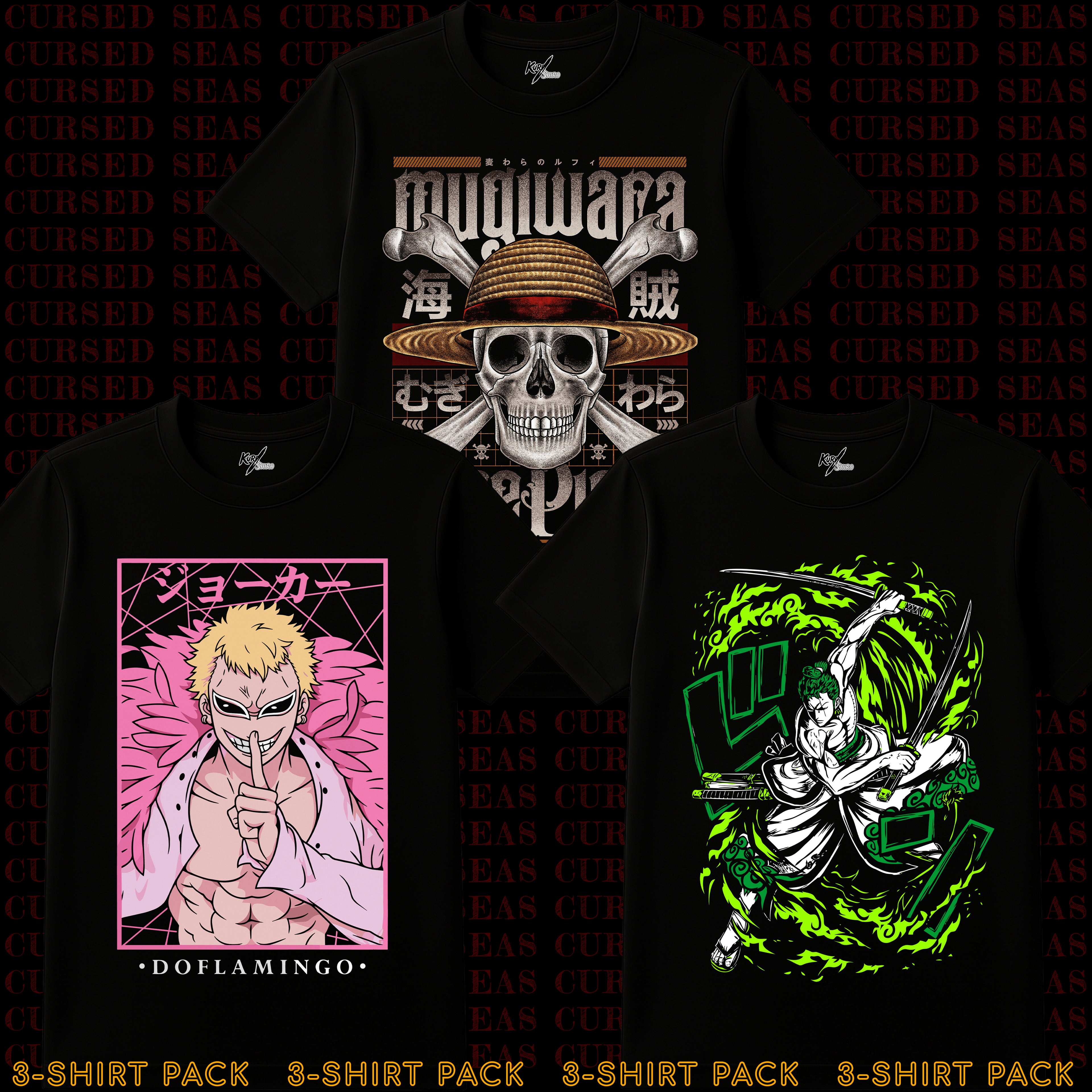 ONE PIECE - BUNDLE (3-PACK)