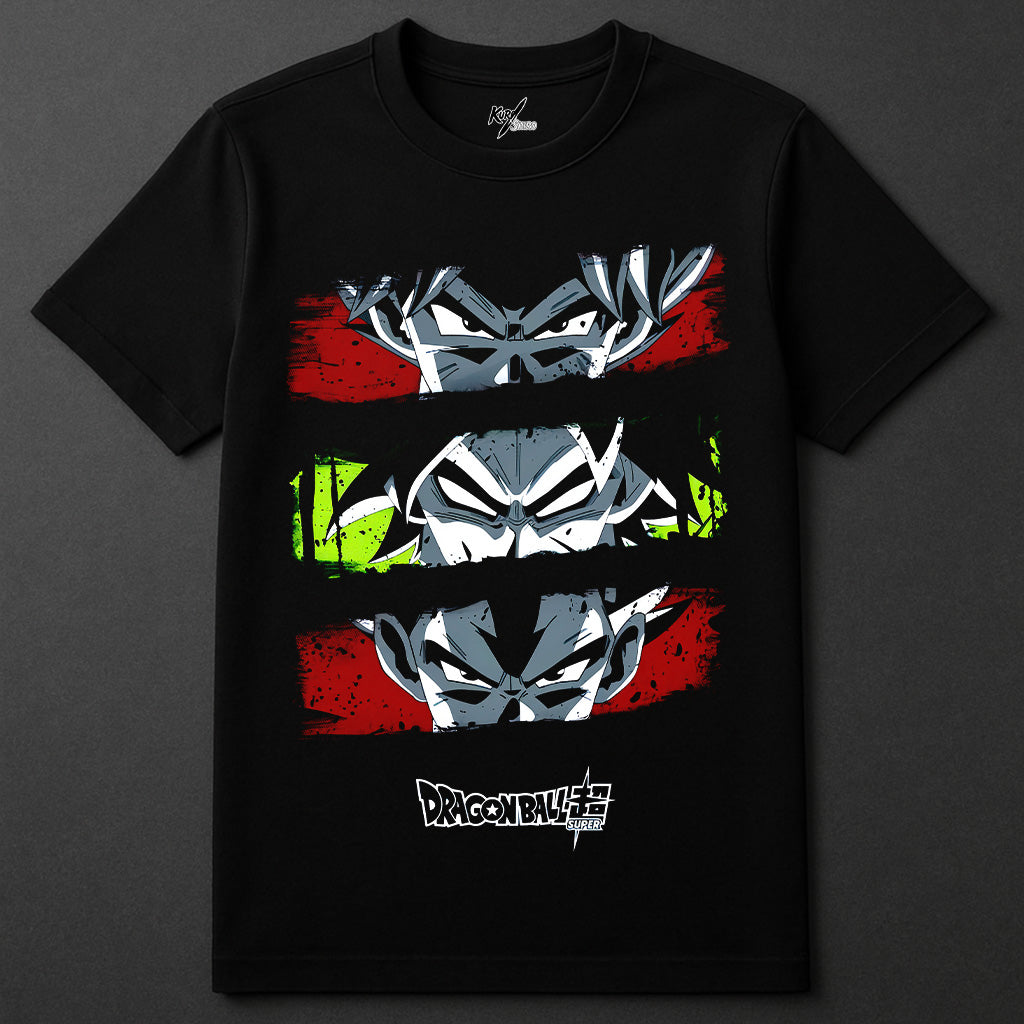 GOKU × VEGETA × BROLY – COSMIC FURY