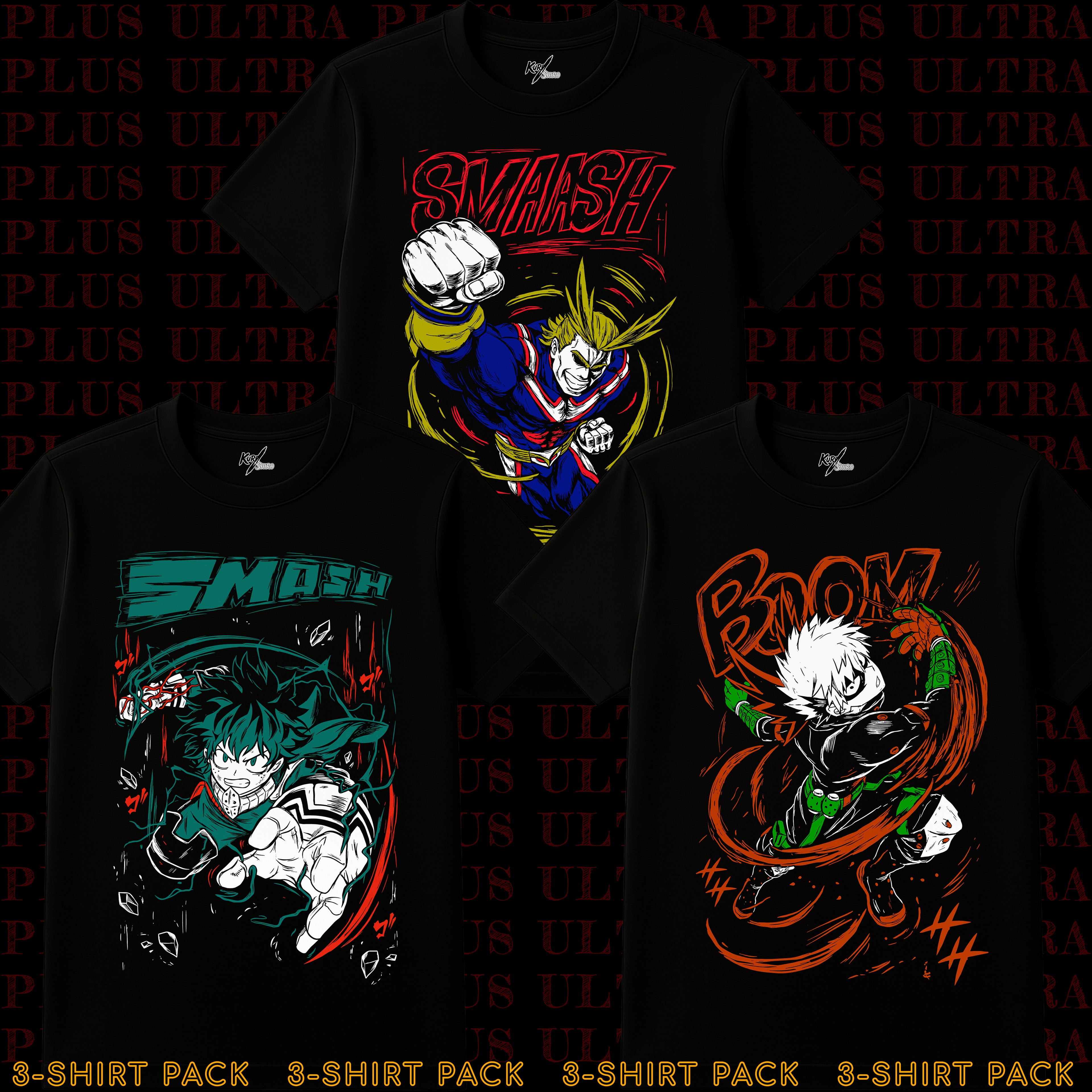 MY HERO ACADEMIA - BUNDLE (3-PACK)